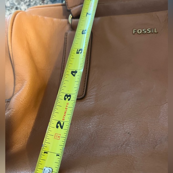 Camel leather Fossil tote bag - Picture 5 of 7